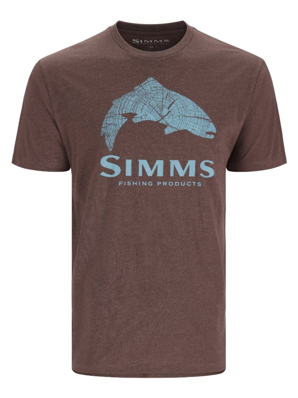 SIMMS Men's Wood Trout Fill T-Shirt LARGE NWT